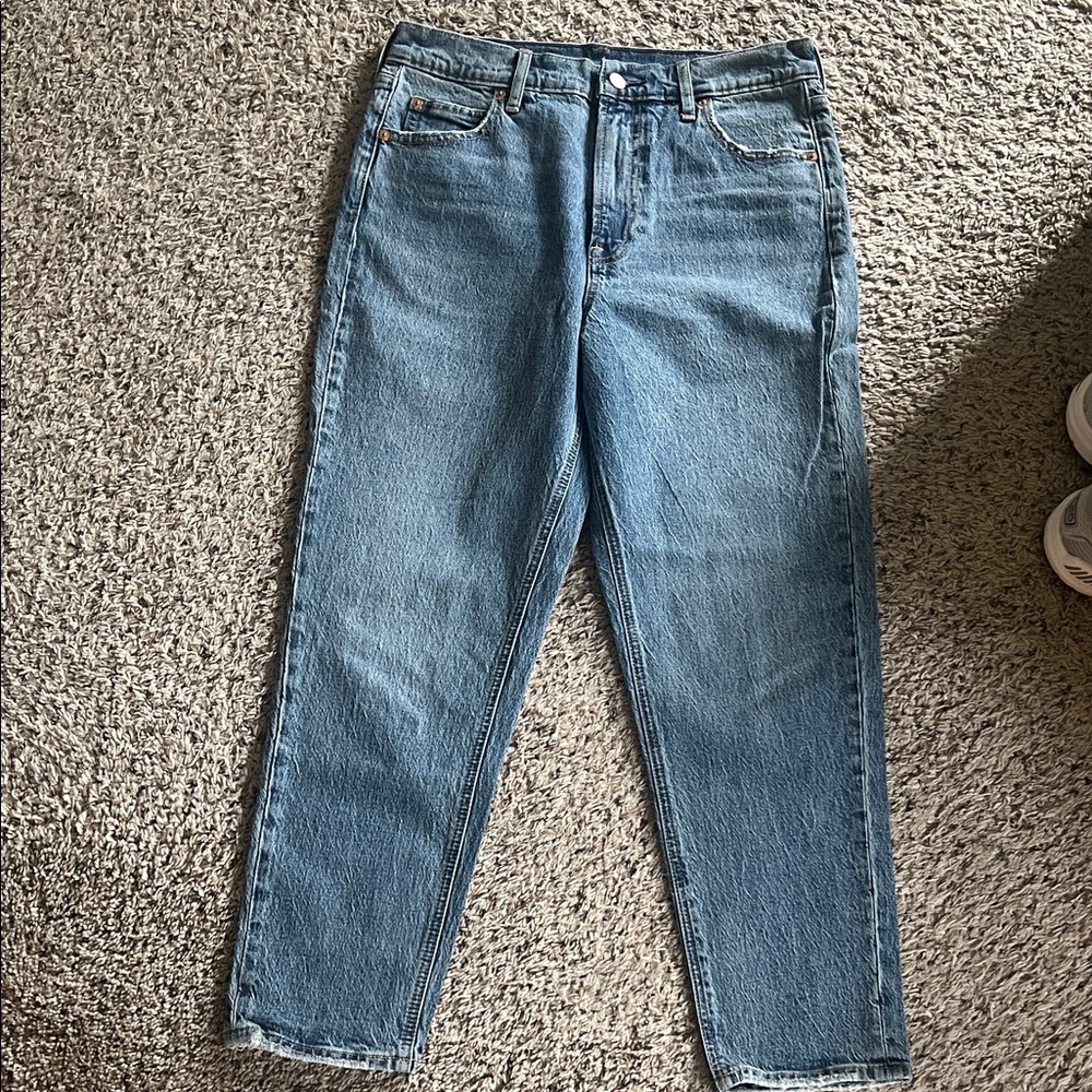 GAP Women's Straight Leg Blue Jeans